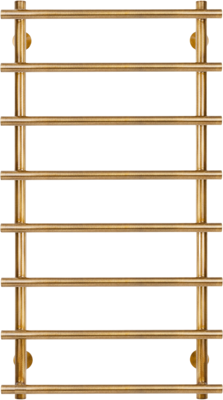 Полотенцесушитель водяной Secado Турин 1 100х50х60 100x60 см, бронза, лесенка, латунь