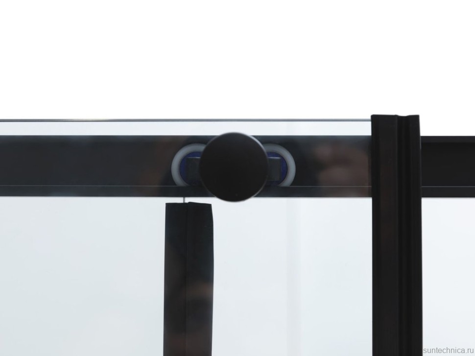 Душевой уголок Aquanet Pleasure Evo AE65-N160-BT 160х80, профиль матовый черный, стекло прозрачное