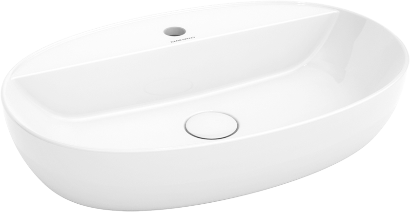 Тумба с раковиной KERAMA MARAZZI Plaza Modern 80 подвесная, с подсветкой, матовая белая, сахара