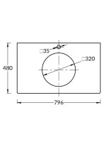 Тумба с раковиной KERAMA MARAZZI Plaza Modern 80 подвесная, с подсветкой, матовая белая, сахара