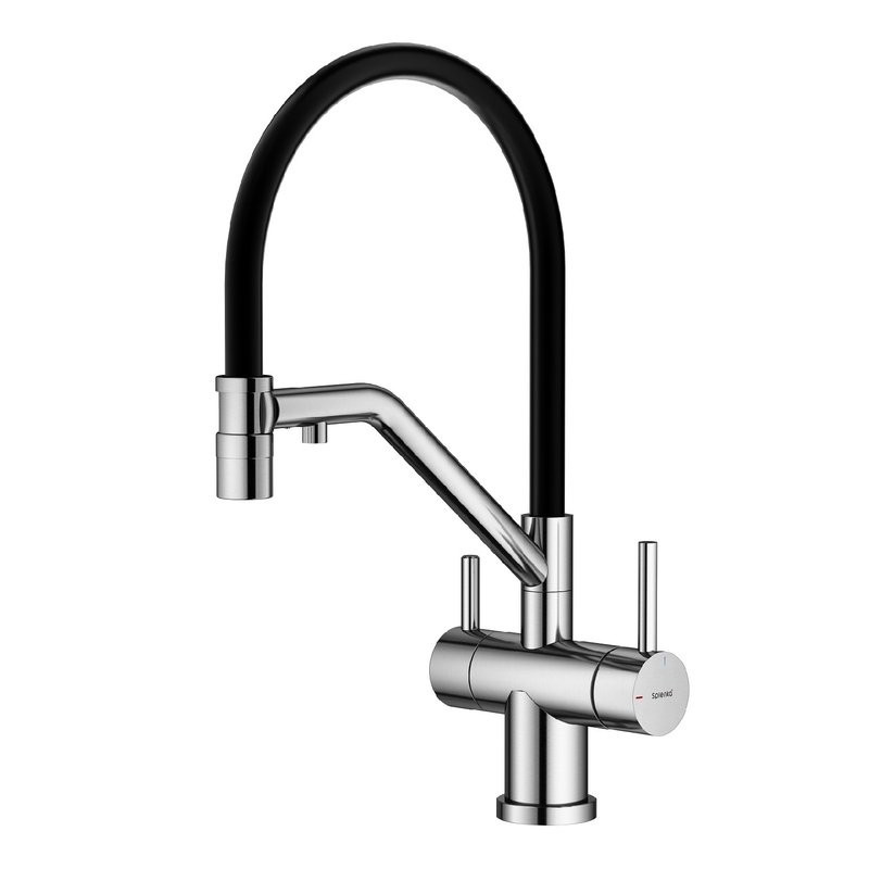 Смеситель для кухни с подключением фильтра Splenka S70.62.05, сатин