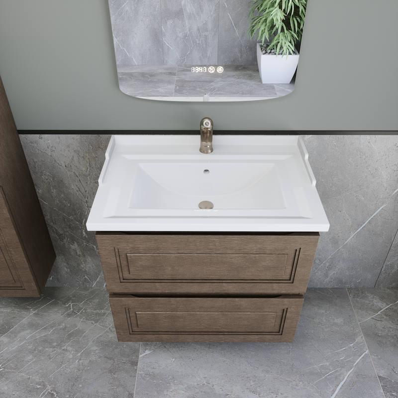 Тумба с раковиной Caprigo Wales 70 шоколадный орех