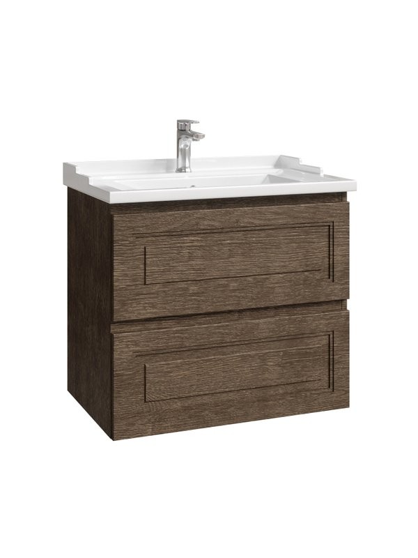 Тумба с раковиной Caprigo Wales 70 шоколадный орех