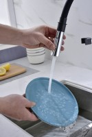 Смеситель для кухни Paulmark Halt Ha214021-CR хром, с гибким изливом