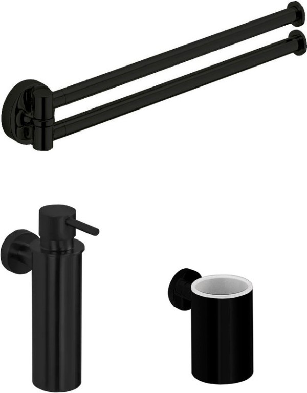 Набор Дозатор Colombo Design Plus + Стакан + Полотенцедержатель