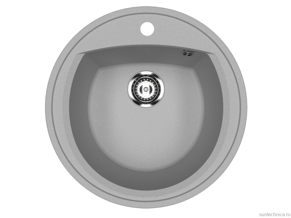 Мойка кухонная Ulgran U-603 342 графит + дозатор U-01 графит