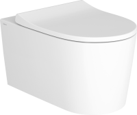 Унитаз подвесной VitrA Nest QuantumFlush 7870B403-0075 безободковый, с микролифтом