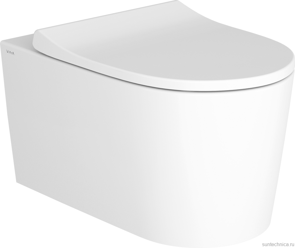 Унитаз подвесной VitrA Nest QuantumFlush 7870B403-0075 безободковый, с микролифтом