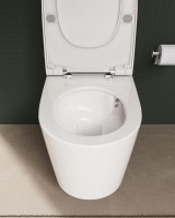 Унитаз подвесной VitrA Nest QuantumFlush 7870B403-0075 безободковый, с микролифтом