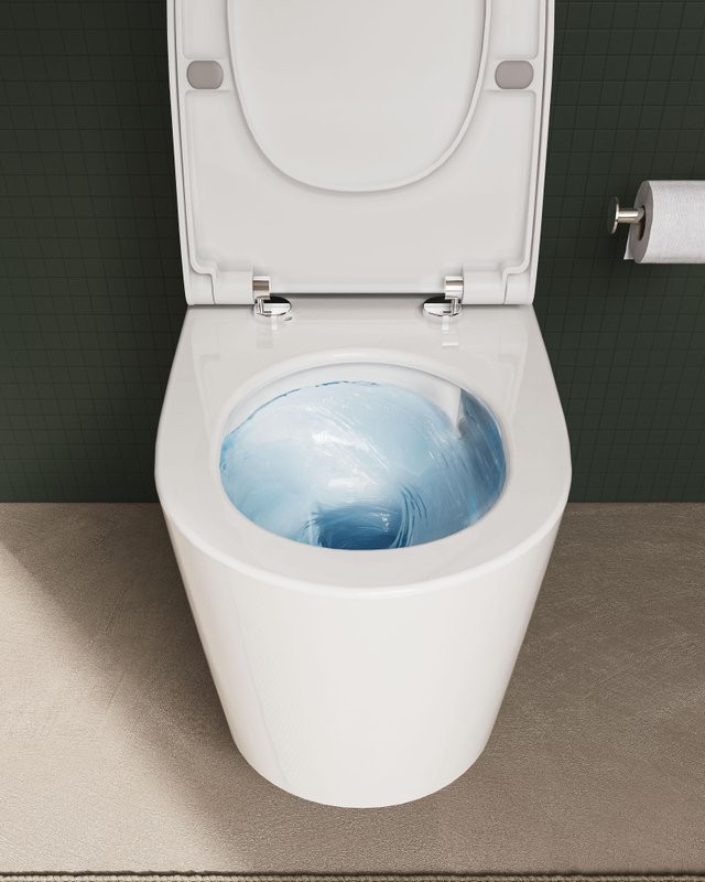 Унитаз подвесной VitrA Nest QuantumFlush 7870B403-0075 безободковый, с микролифтом