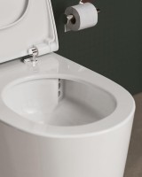 Унитаз подвесной VitrA Nest QuantumFlush 7870B403-0075 безободковый, с микролифтом