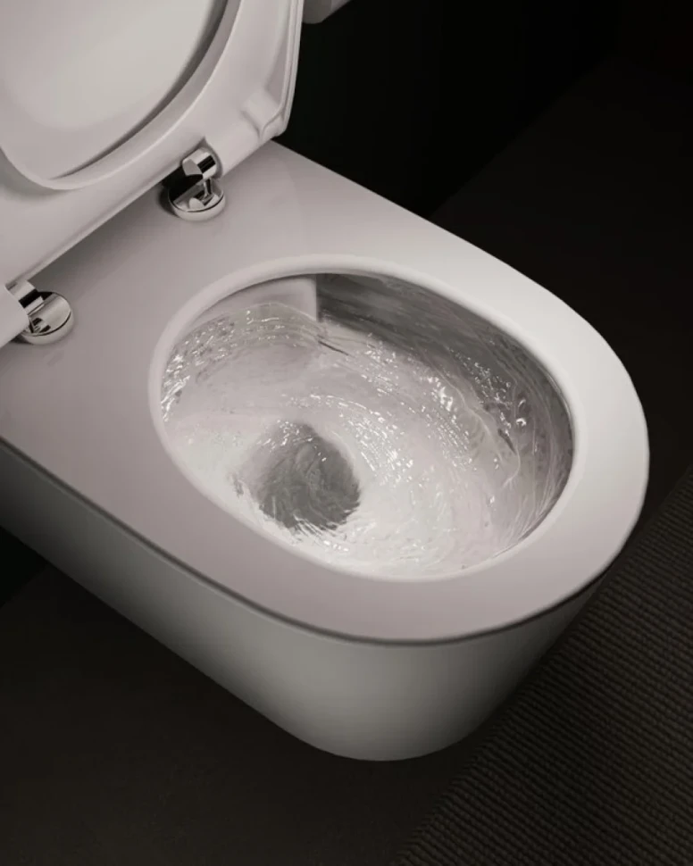 Унитаз подвесной VitrA Nest QuantumFlush 7870B403-0075 безободковый, с микролифтом