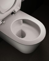 Унитаз подвесной VitrA Nest QuantumFlush 7870B403-0075 безободковый, с микролифтом