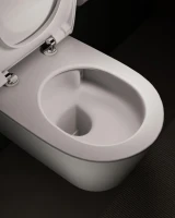 Унитаз подвесной VitrA Nest QuantumFlush 7870B403-0075 безободковый, с микролифтом