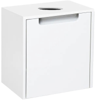 Тумба с раковиной Runo Бари Микра 40 белая, раковина Uno 25