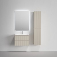 Тумба с раковиной Sancos Snob R 70 подвесная, beige soft, раковина CN7031