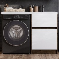 Тумба с раковиной AQUATON Лондри 60 R, дуб рустикальный, белый