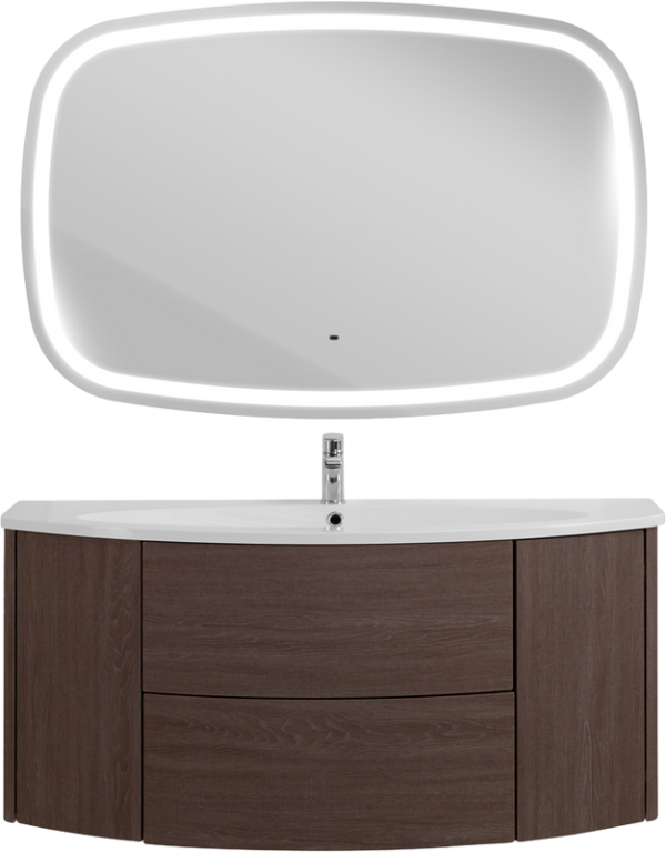 Мебель для ванной комнаты Cezares Eden 120 rovere scuro soft, раковина 50178