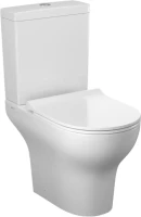Унитаз-компакт напольный VitrA Zentrum Nifa 9824B003-7217 безободковый, с микролифтом