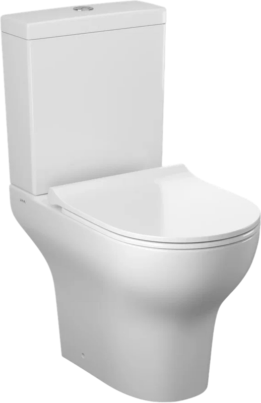 Унитаз-компакт напольный VitrA Zentrum Nifa 9824B003-7217 безободковый, с микролифтом