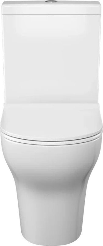 Унитаз-компакт напольный VitrA Zentrum Nifa 9824B003-7217 безободковый, с микролифтом
