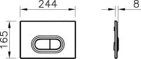 Комплект VitrA Integra Round L-box 9004B003-7202 подвесной унитаз безободковый, с микролифтом + инсталляция + кнопка