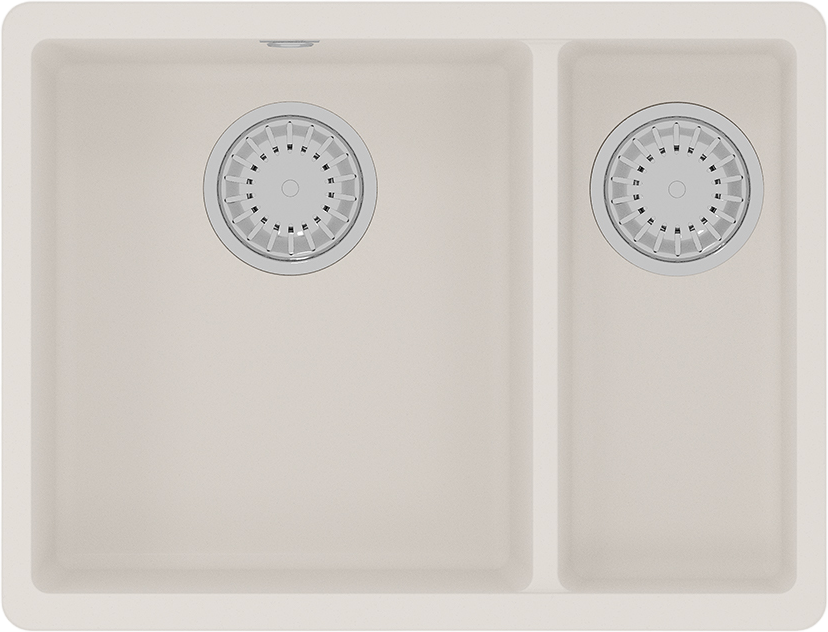 Комплект Мойка Lemark Sinara 550.2-U 9910082 жасмин + Смеситель Comfort LM3061PJS жасмин