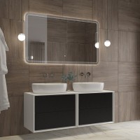 Зеркало Cezares Duet 140х80, с подсветкой