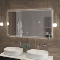 Зеркало Cezares Duet 140х80, с подсветкой