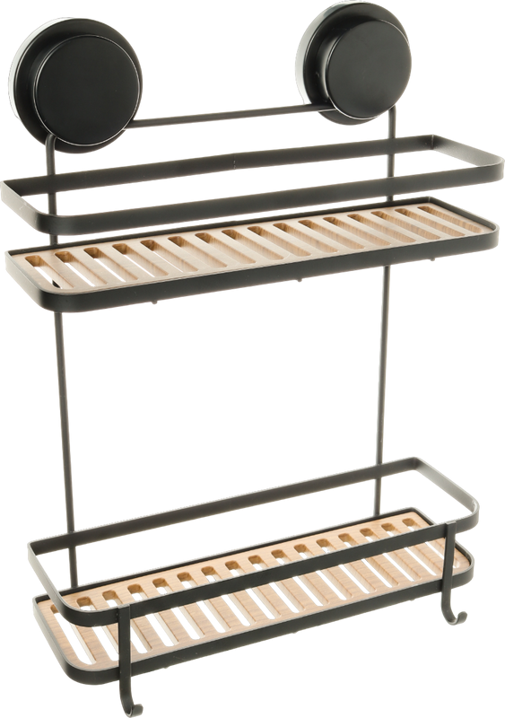 Полка Fixsen Magic 930B-2 двойная, черная