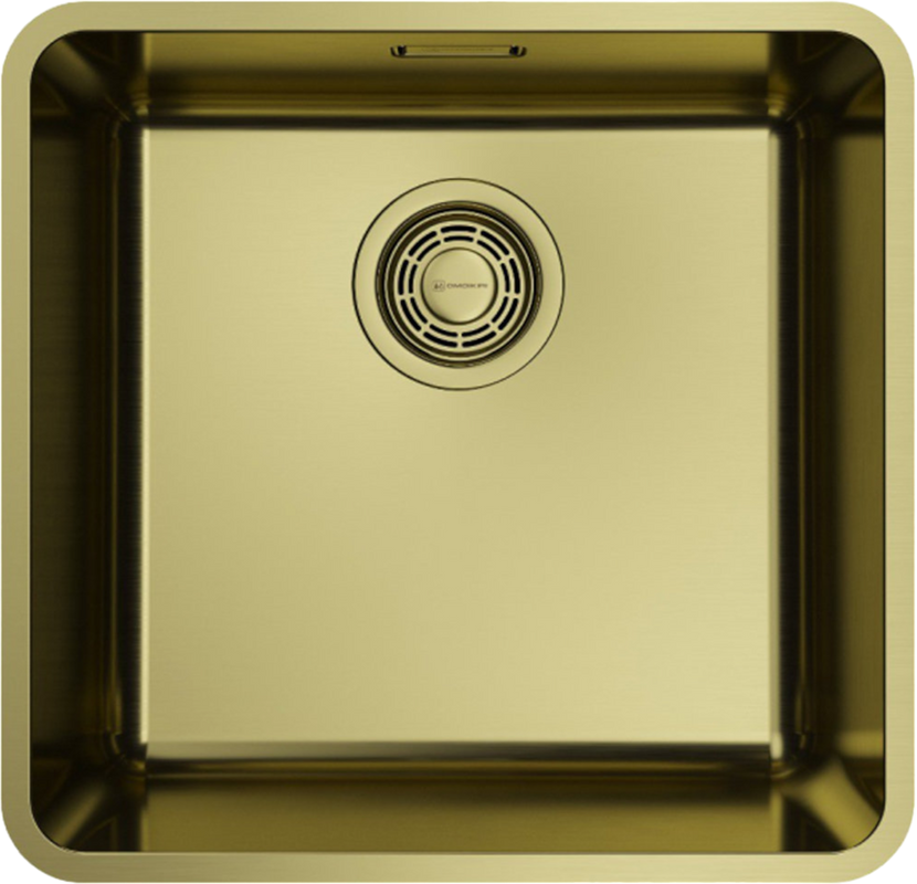 Комплект Мойка Omoikiri Omi 43-U/I Ultra-LG светлое золото + Измельчитель Nagare 750