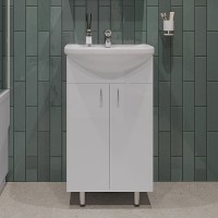 Мебель для ванной комнаты Orange Лайт 50 белый глянец