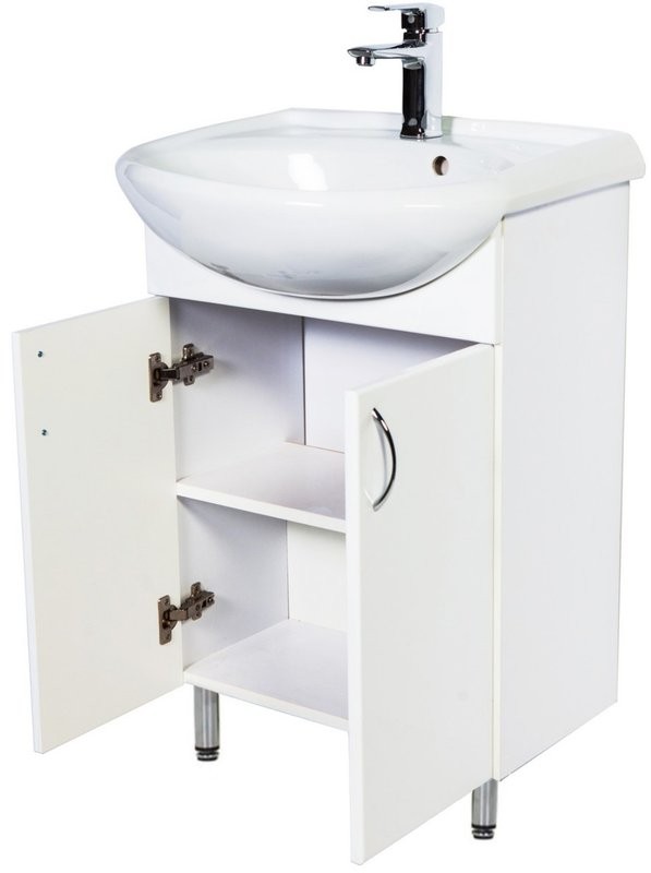 Мебель для ванной комнаты Orange Лайт 50 белый глянец