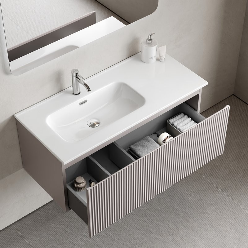 Мебель для ванной комнаты Sancos Snob R 1.0 100, L doha soft