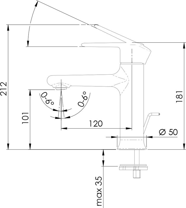 Смеситель для раковины Remer Vanity V10
