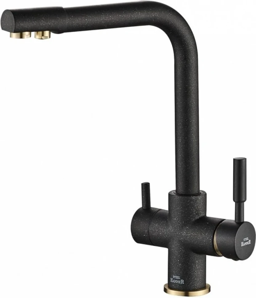 Смеситель для кухни Steel Hammer SH 552 BLACK BR