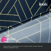 Штора для ванной IDDIS Base BG05P24i11 240х200, синяя
