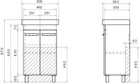 Мебель для ванной комнаты Vigo Nova 50