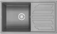 Мойка кухонная Granula 8002, алюминиум