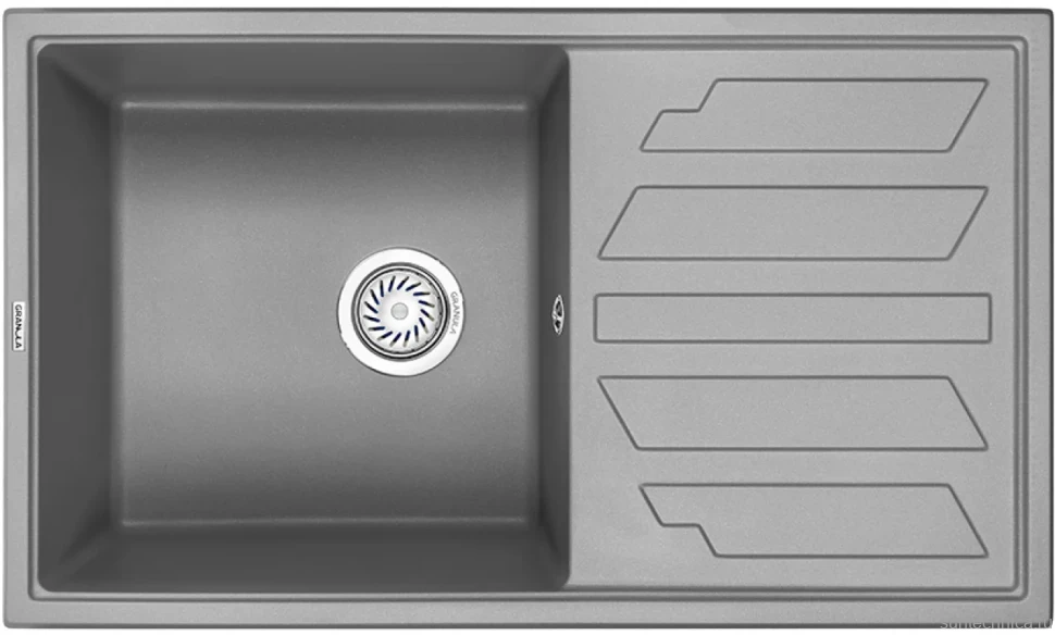 Мойка кухонная Granula 8002, алюминиум