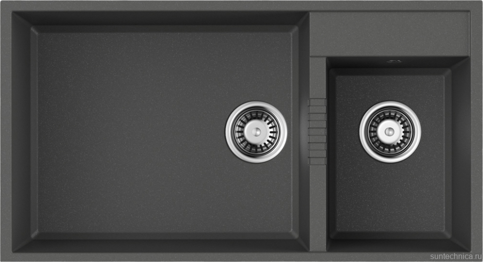 Комплект Мойка Omoikiri Tedori 85-2-U платина + Измельчитель Nagare 1000