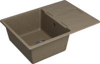 Мойка кухонная Domaci Римини DG В-435 бежевая