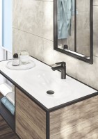 Смеситель для раковины Kludi Pure&Style 402903975 черный матовый