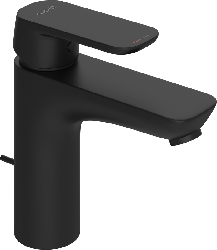 Смеситель для раковины Kludi Pure&Style 402903975 черный матовый