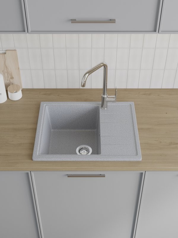 Мойка кухонная Domaci Болонья М-150-005 серая