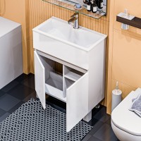Мебель для ванной комнаты 1MarKa Mira 60H белый глянец