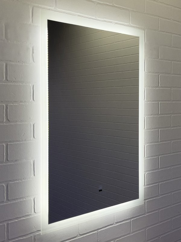 Зеркало Comforty Эдельвейс 55 сенсорное, с подсветкой, с антизапотеванием