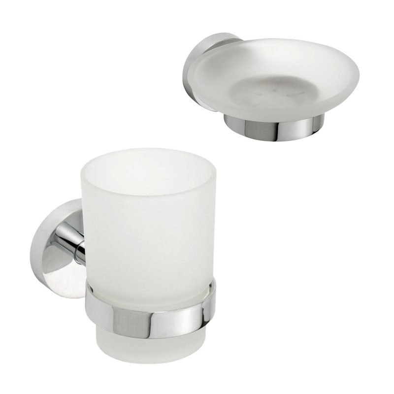 Набор Стакан Bemeta Omega 104110012 + Мыльница 104108042