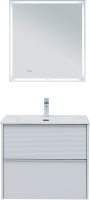 Тумба под раковину без столешницы Aquanet Вита 70 подвесная, белая матовая