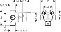 Душевой комплект Hansgrohe Rainmaker Select 460 (2 jet) 24004400 + 26530400 + 28272000 + 26456400 + 15932000 + 15972000 + 157560